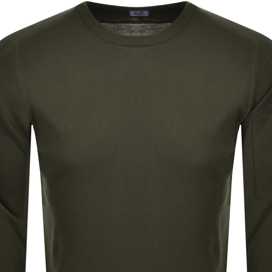 Alternative Image for ProductCP Company Crew Neck Jumper Green2